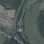 Die Lage von Baracke im Orthofoto