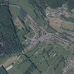 Die Lage von Gerrod im Orthofoto
