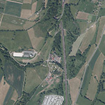 Die Lage von Hopfenmühle im Orthofoto