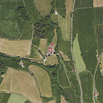 Die Lage von Bethemühle im Orthofoto