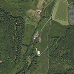 Die Lage von Christmühle im Orthofoto