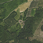 Die Lage von Haus Rimbach im Orthofoto