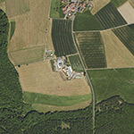 Die Lage von Birkenhof im Orthofoto