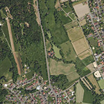 Die Lage von Hesseldorfer Mühle im Orthofoto
