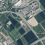 Die Lage von An den 18 Morgen im Orthofoto