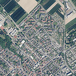 Die Lage von Eschborn, Burg im Orthofoto