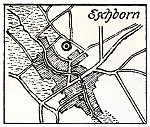 Die Lage der Burg Eschborn nach Karl Nahrgang, 1927 Die Lage der Burg Eschborn nach Karl Nahrgang, 1927