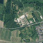 Die Lage von Falkenberg im Orthofoto