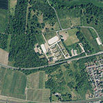 Die Lage von Falkenberg im Orthofoto