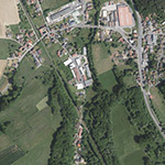 Die Lage von Bruchmühle im Orthofoto
