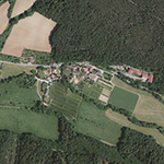 Die Lage von Groh-Mühle im Orthofoto
