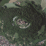Die Lage von Breuberg, Stadt im Orthofoto