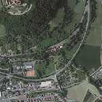 Die Lage von Wolfenmühle im Orthofoto
