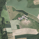 Die Lage von Schleiersbach im Orthofoto