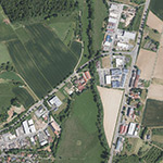 Die Lage von Stegmühle im Orthofoto