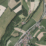 Die Lage von Bockenröder Mühle im Orthofoto