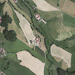 Die Lage von Haus Benz im Orthofoto