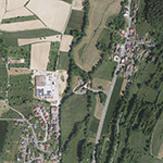 Die Lage von Wiesenmühle im Orthofoto