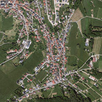 Die Lage von Rothenberg im Orthofoto