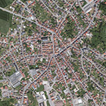Die Lage von Oberzent im Orthofoto