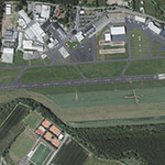 Die Lage von Verkehrslandeplatz im Orthofoto