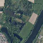 Die Lage von Grube Amalia im Orthofoto