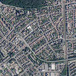 Die Lage von Heusenstamm, Stadt im Orthofoto
