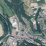 Die Lage von Kettenbach-Bahnhof im Orthofoto