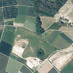 Die Lage von Haynhausen im Orthofoto