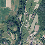 Die Lage von Schiesheimer Mühle im Orthofoto
