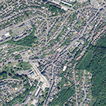Die Lage von Bad Schwalbach, Kreisstadt im Orthofoto