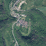 Die Lage von Adolfseck im Orthofoto