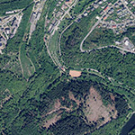 Die Lage von Golfhaus im Orthofoto