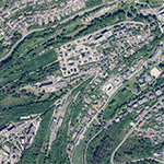Die Lage von Paulinenberg im Orthofoto