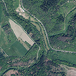 Die Lage von Hettenhainer Mühle im Orthofoto