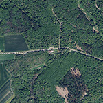 Die Lage von Schlehborner Heide im Orthofoto