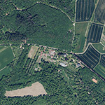 Die Lage von Villa Lilly im Orthofoto