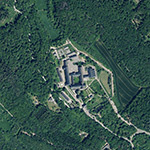 Die Lage von Eberbach im Orthofoto