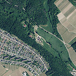 Die Lage von Ostermühle im Orthofoto