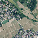 Die Lage von Schwarzenstein im Orthofoto