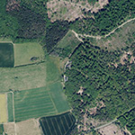Die Lage von Hermani im Orthofoto