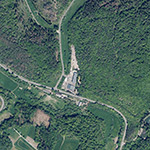 Die Lage von Lauberstegmühle im Orthofoto