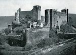 Burg Hohenstein von Süden, Zustand um 1914
