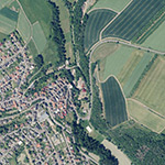 Die Lage von Rauenmühle im Orthofoto