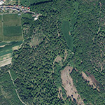 Die Lage von Niederhahn im Orthofoto