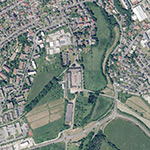 Die Lage von Gassenbach im Orthofoto