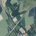 Die Lage von Zuschenbach im Orthofoto