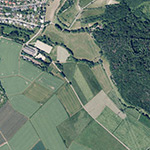 Die Lage von Klöppelshof im Orthofoto