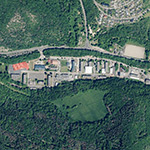 Die Lage von Hüttenmühle im Orthofoto