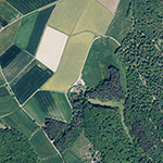 Die Lage von Hirschbhergruhe im Orthofoto